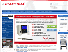 Tablet Screenshot of diametral.cz